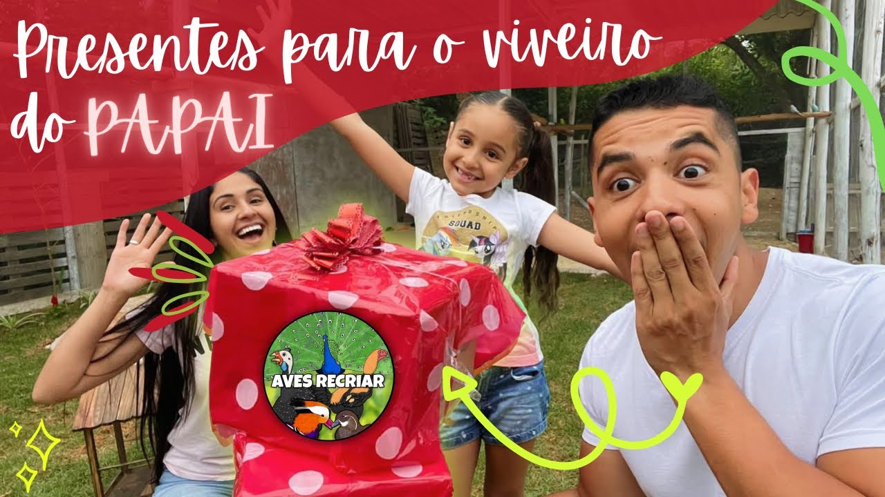 Presentes para o viveiro do @AvesRecriar