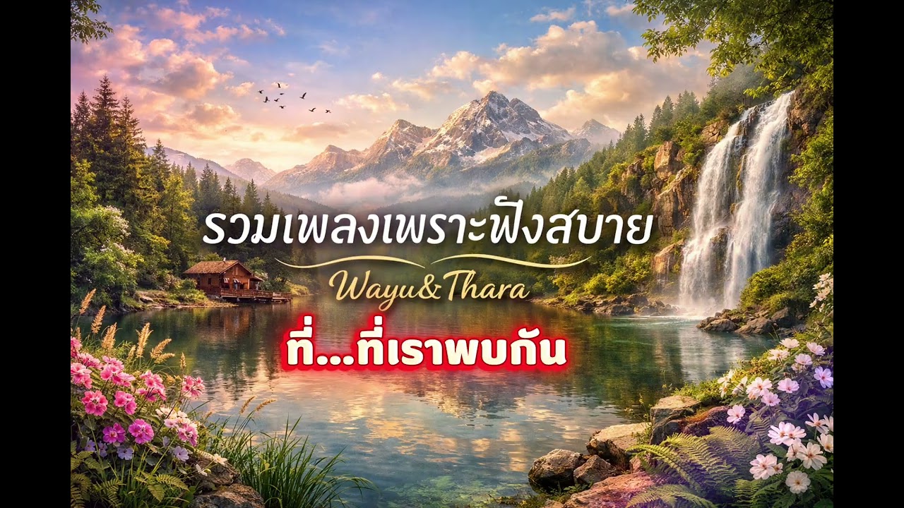 รวมเพลงเพราะฟังสบาย 🌿 เพลงรักอะคูสติก ฟังชิล ๆ ก่อนนอน / ระหว่างทำงาน | Wayu&Thara