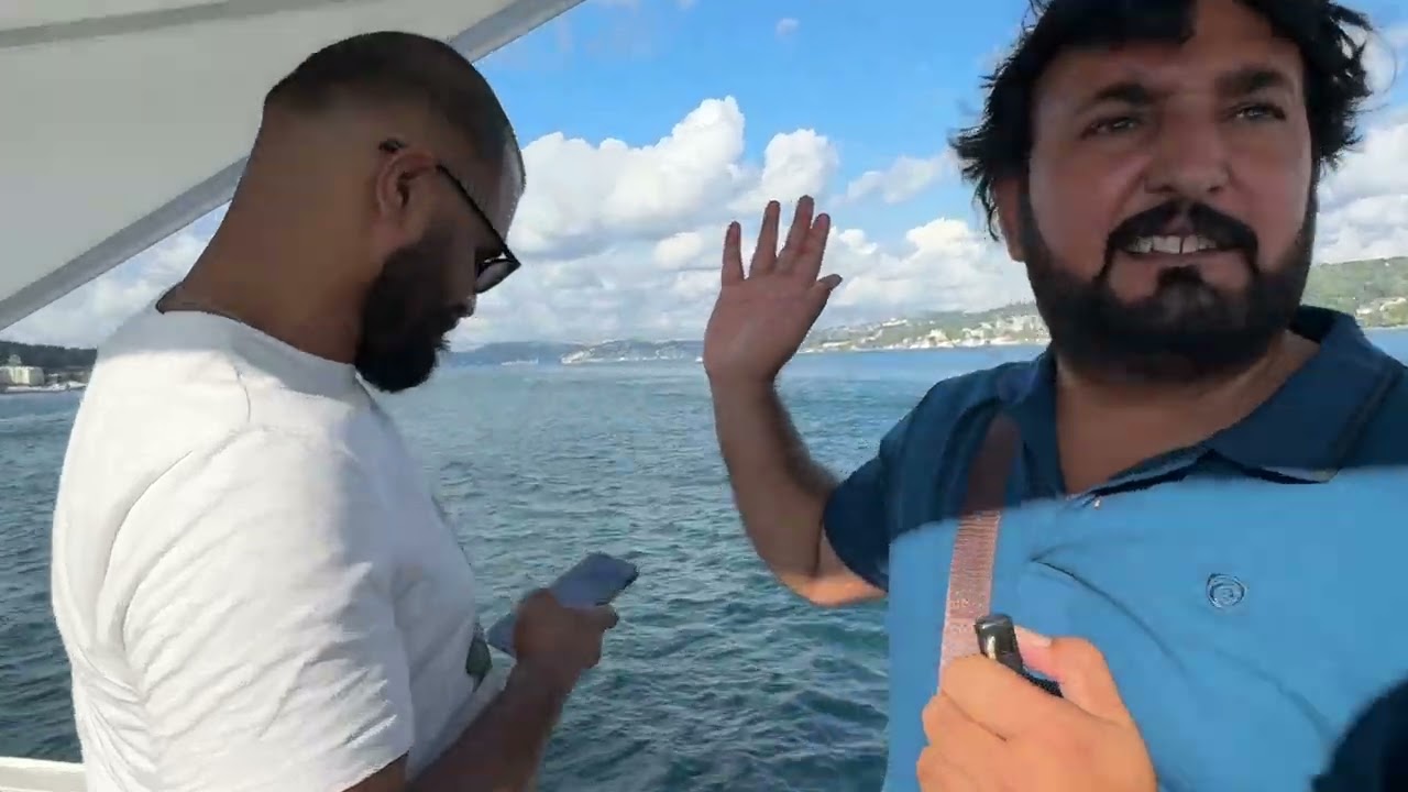 Anjum Saroya  Turkey Visit  vlogs Part 3| A journey from Europe to Asia  by  a Ship  in Istanbul