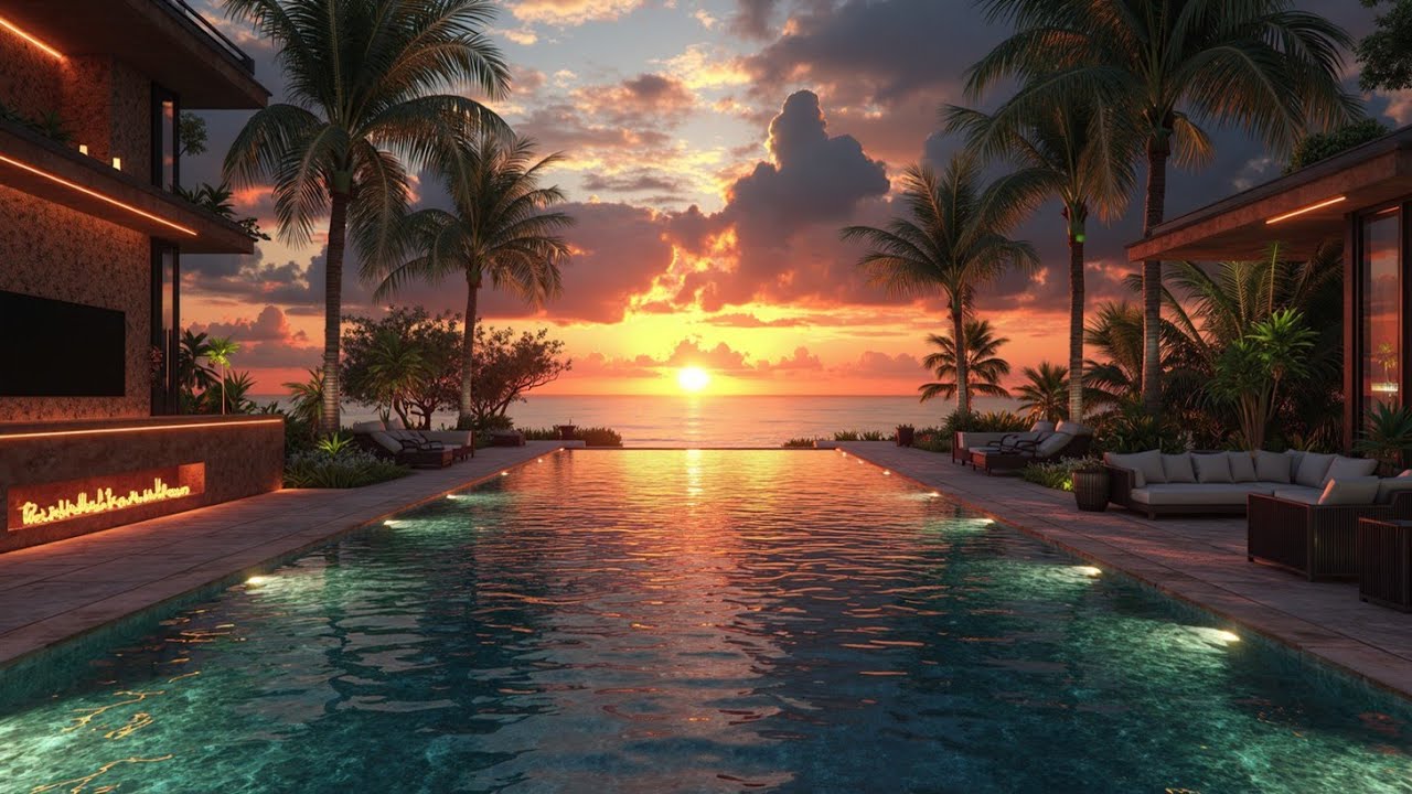 Закат Босса Нова Джаз - Расслабляющий джаз для атмосферы тропического рая