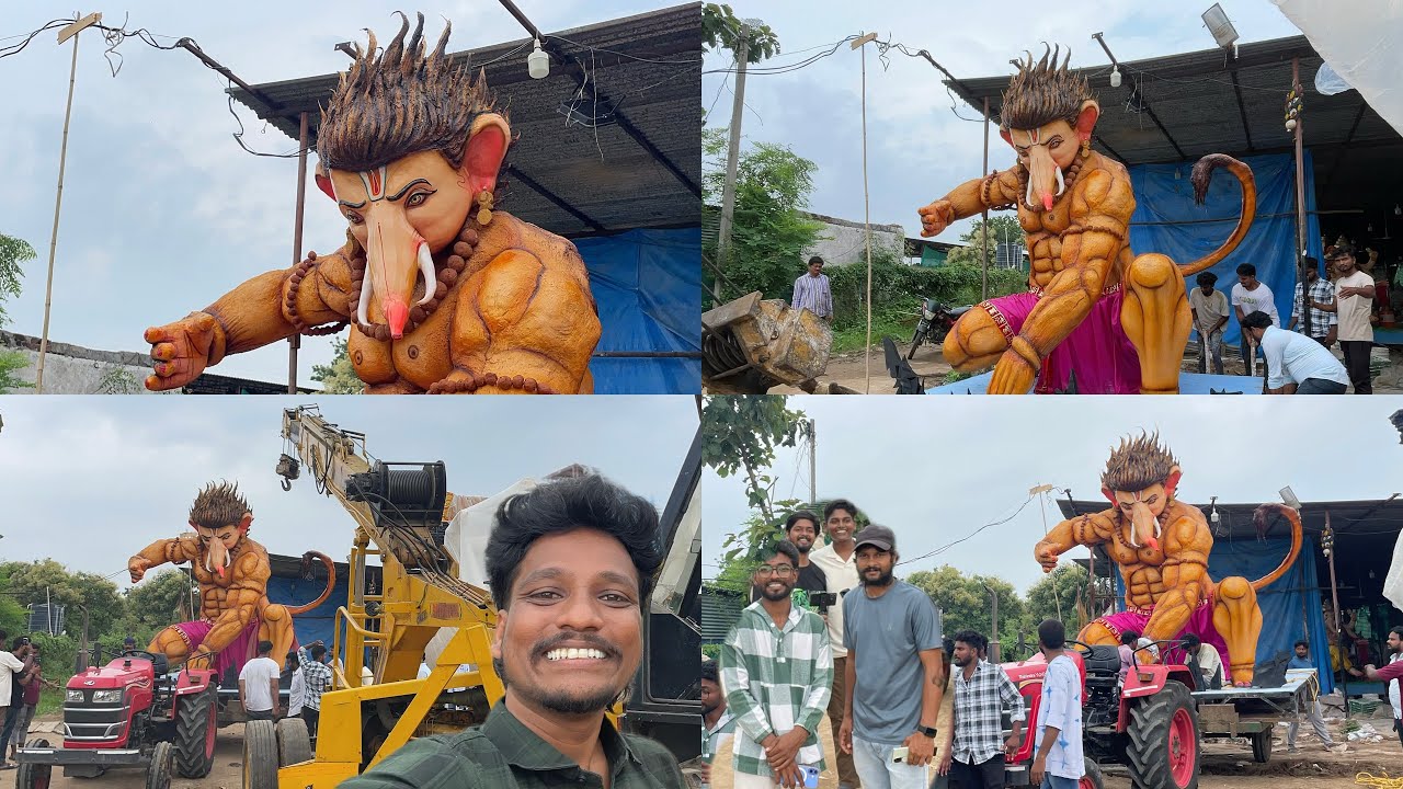 2025 First Aagman of Korutla  Biggest Ganesh Idol #korutlaganeshidols #aagman 