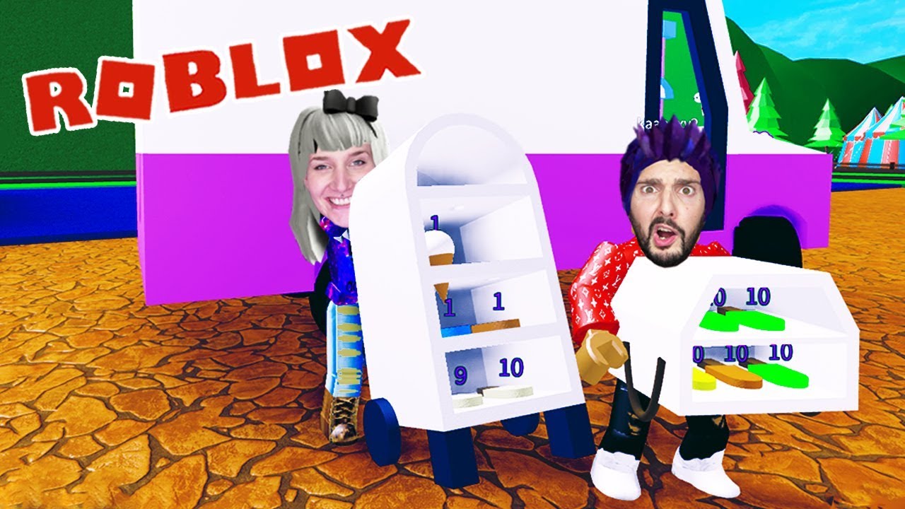 Roblox: NINA & KAAN VERKAUFEN EIS UM DIE WETTE - Wer macht die meiste Kohle? Ice Cream Van Simulator