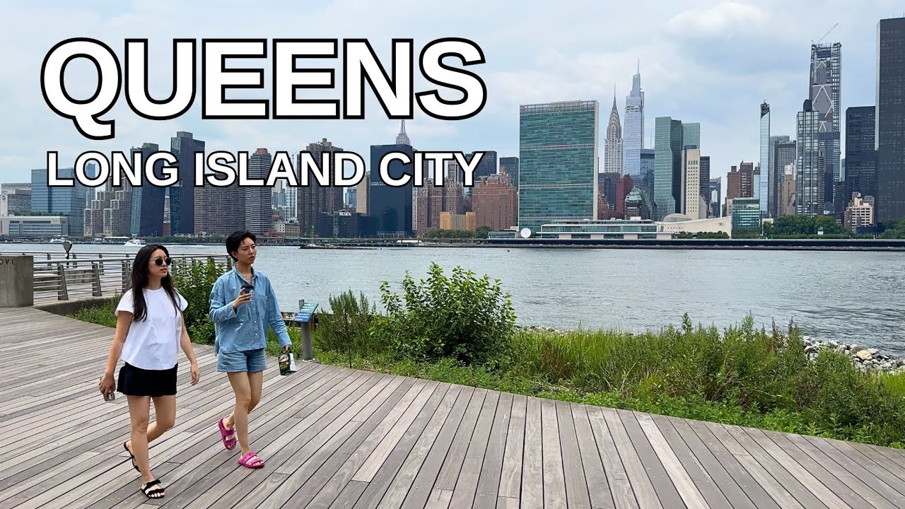 NEW YORK CITY Walking Tour [4K] - QUEENS - LONG ISLAND CITY