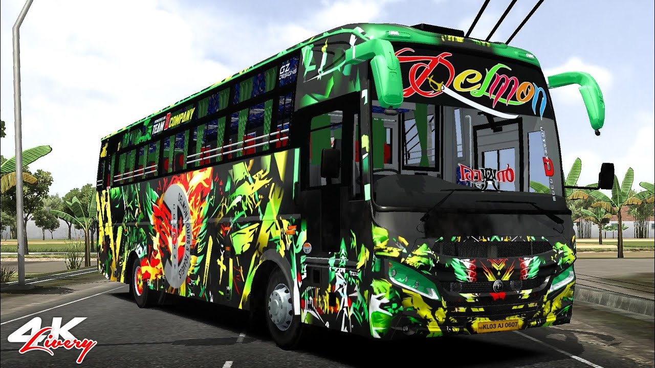 🛑 DELMON | RAMAN 🐘 |⚡ZEDASTRA MOD NEW LIVERY | LIONKING GAMING#bussidmod #download🛑
