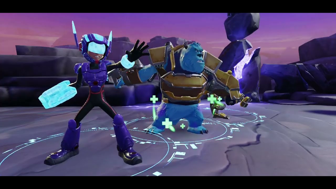 Mirrorverse Mike, Sulley, and Hiro