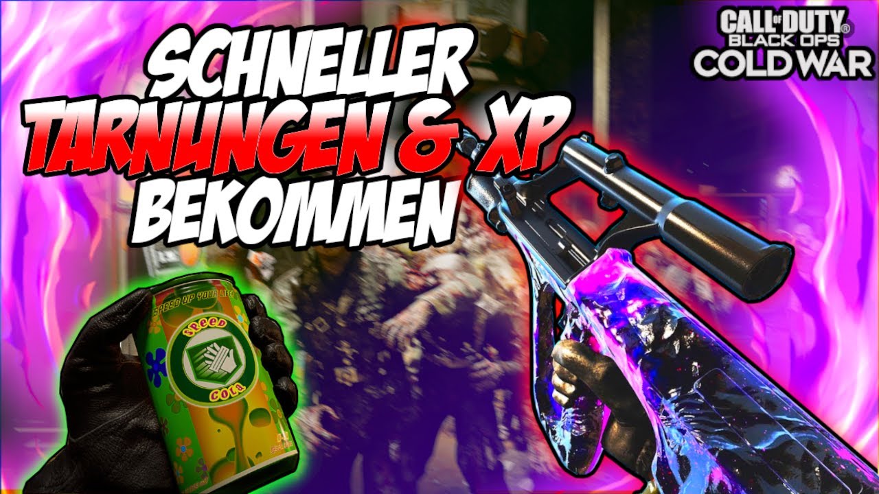 SCHNELLER TARNUNGEN UND XP BEKOMMEN in COLD WAR ZOMBIE 😱 cold war zombies glitch deutsch