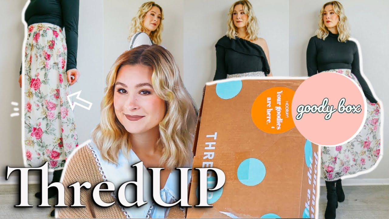 Пробую подарочные коробки Thredup | Распаковка и обзор Thredup | Покупки одежды в секонд-хенде