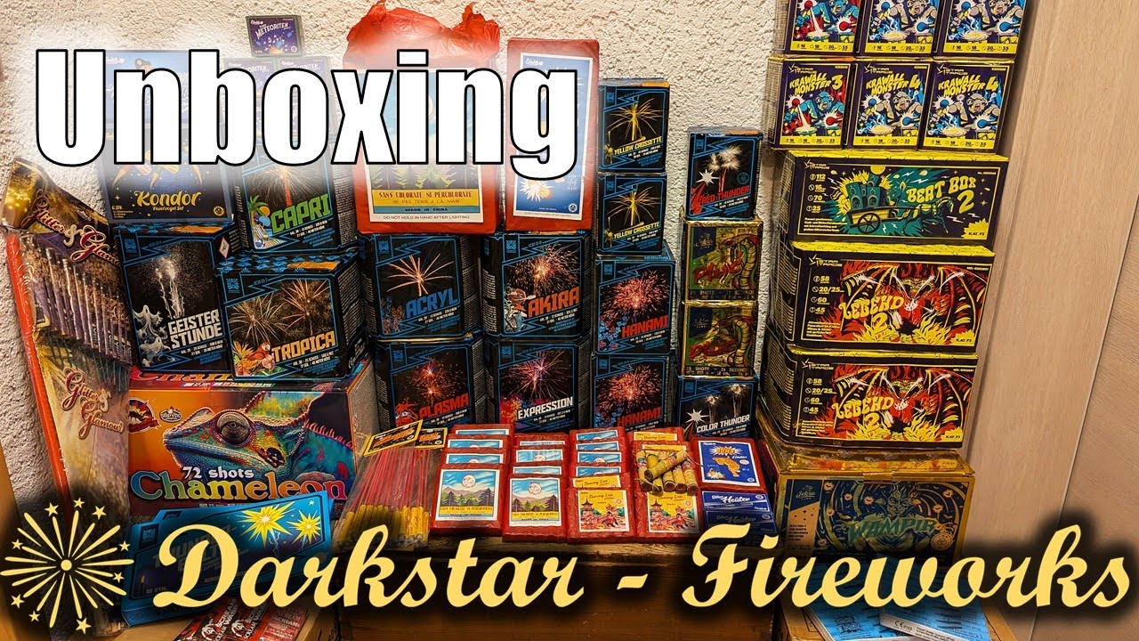 Darkstar Firework Unboxing 2024 / SILVESTERFEUERWERK AUSPACKEN! [Twins Fireworks]