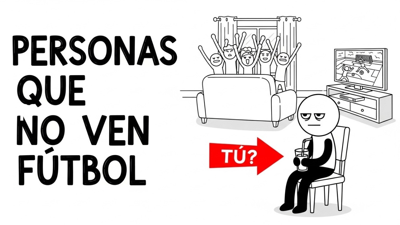 Psicología de las personas que no ven fútbol