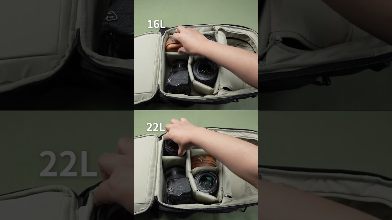 OneGo Lite 16L vs 22L &mdash; Which Size Fits Your Story?