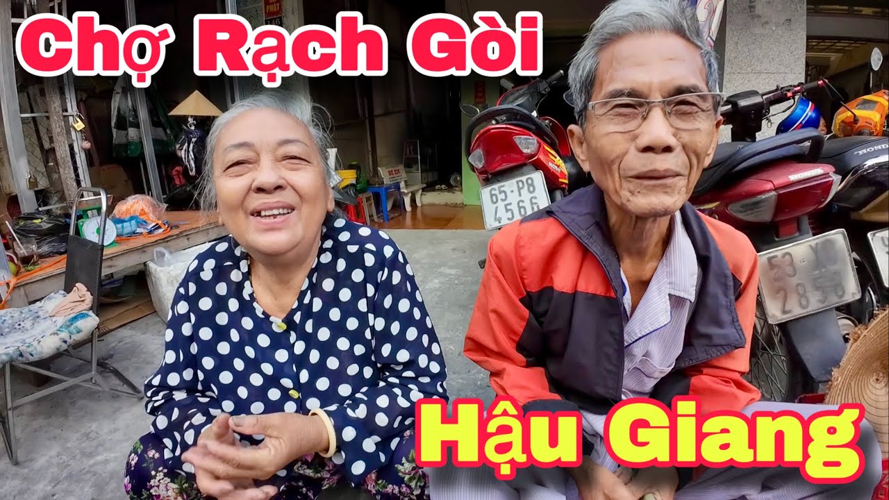 Chợ Rạch Gòi Hậu Giang Quá Nhiều Người Lớn Tuổi Khó Khăn Vui Mừng Nhận Quà Từ Mỹ | Khương Nhựt Minh