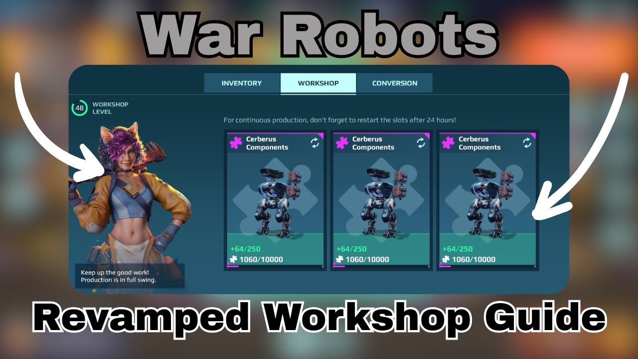 Гайд по обновленной мастерской в War Robots