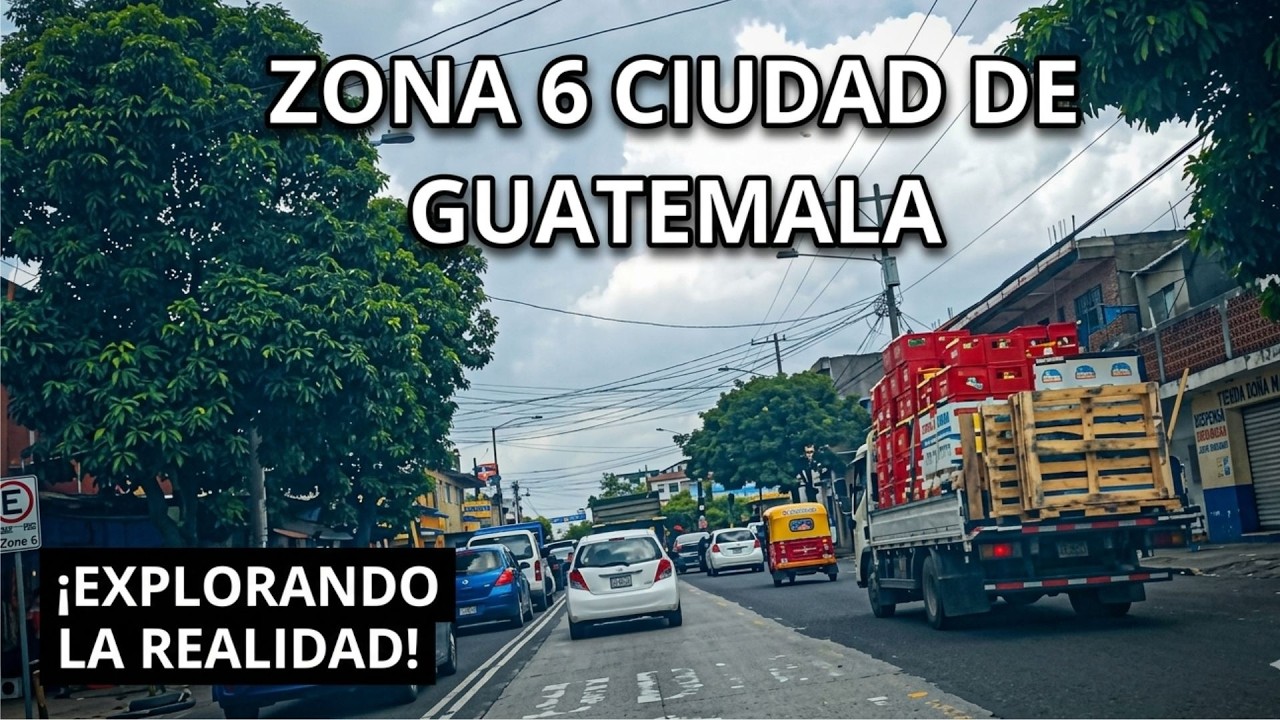 Recorriendo la zona 6 en carro 🚗🚗 Ciudad de Guatemala