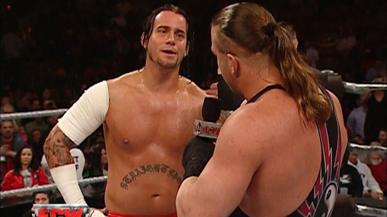 Rob Van Dam & CM Punk vs Hardcore Holly & Test: WWE ECW December 5, 2006 HD