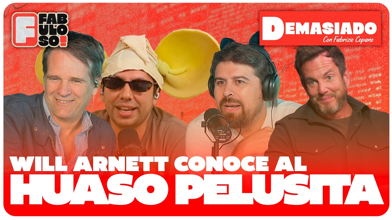 FABRIZIO COPANO, WILL ARNETT Y NACHO LIRA en DEMASIADO | 16/02