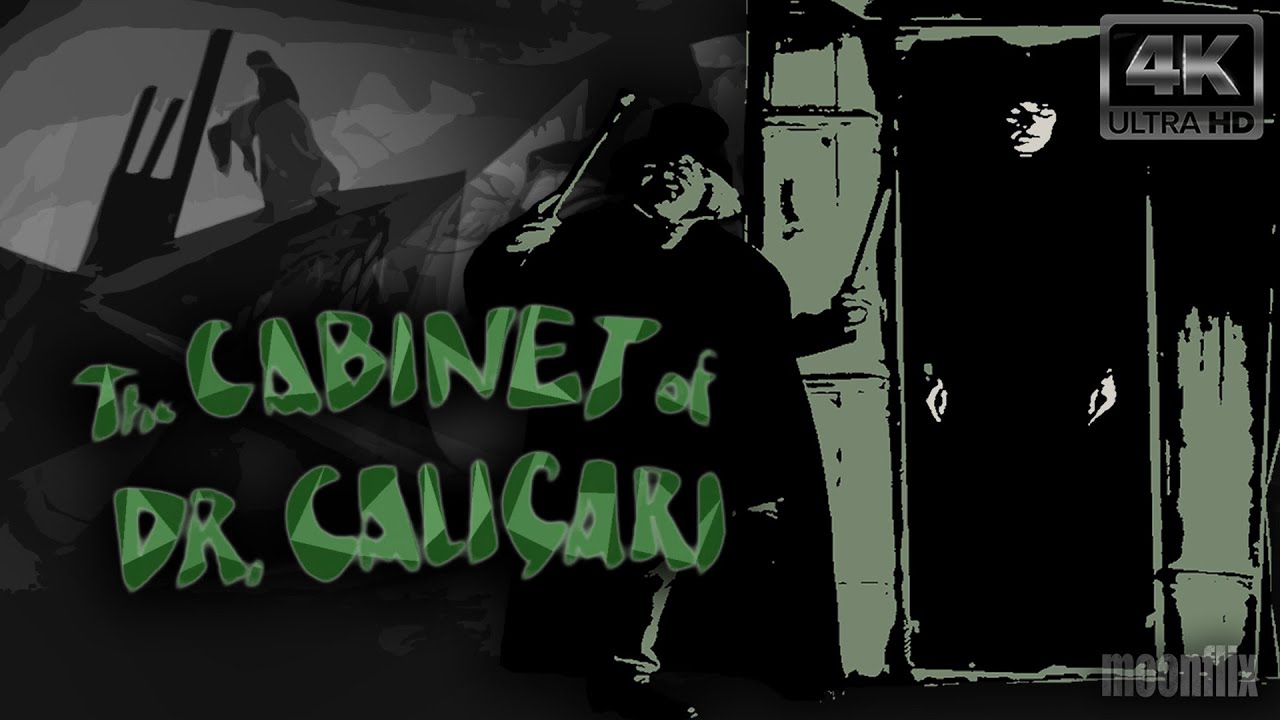 The Cabinet of Dr. Caligari (1920) | Black & White | 4K Ultra HD | German Expressionist Horror Film