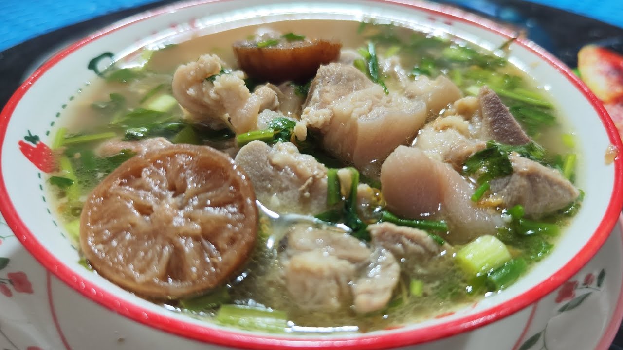 ស្ងោរង៉ាំង៉ូវជើងជ្រូក@hallcooking