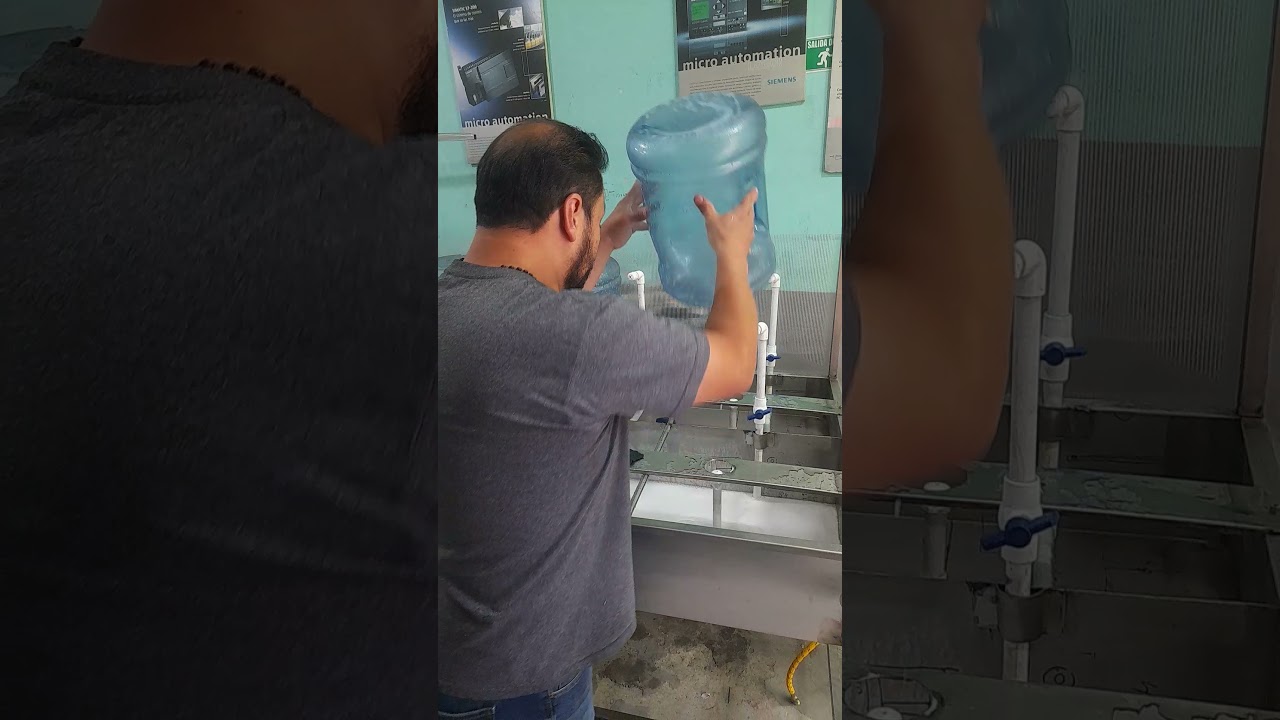 Lavadora de Botellones GERSA 3 servicios