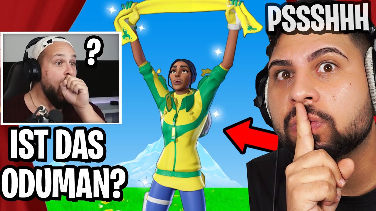 Ich bin Undercover mit einem Fußball Skin in seinem Skin Contest in Fortnite!