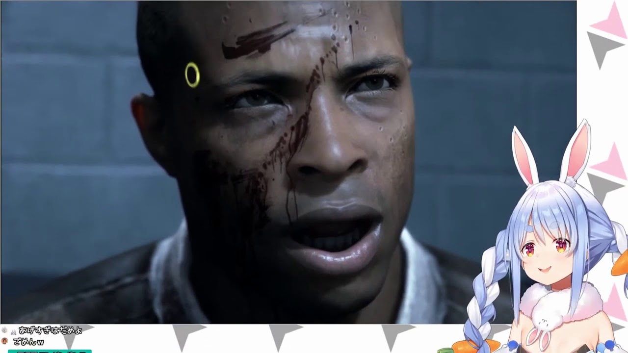 Pekora is shocked about police brutality, then commits it herself (Detroit: Become Human)
