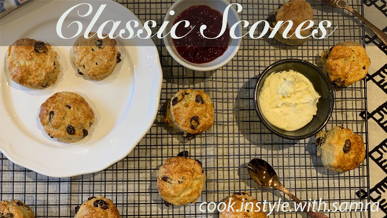 Classic British Scones Recipe - cook.instyle.with.samra