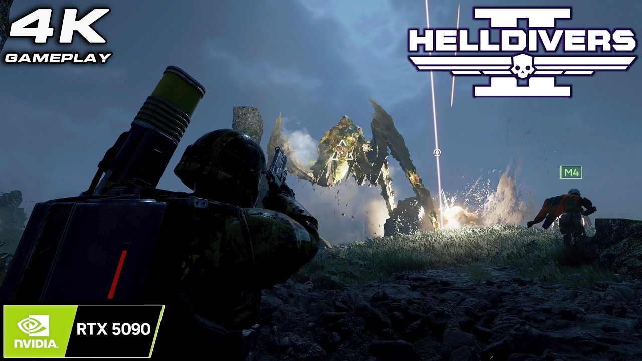 Helldivers 2: 4K Gameplay No Commentary ULTRA Settings | RTX 5090 P1178