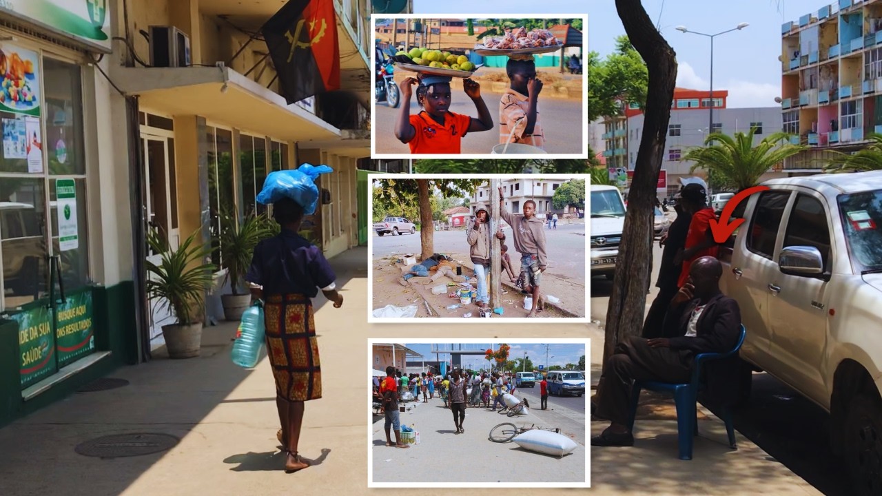 A CIDADE DE LISBOA QUE NÃO DEU CERTO. Huambo-Angola / Andando pelas ruas do Huambo 