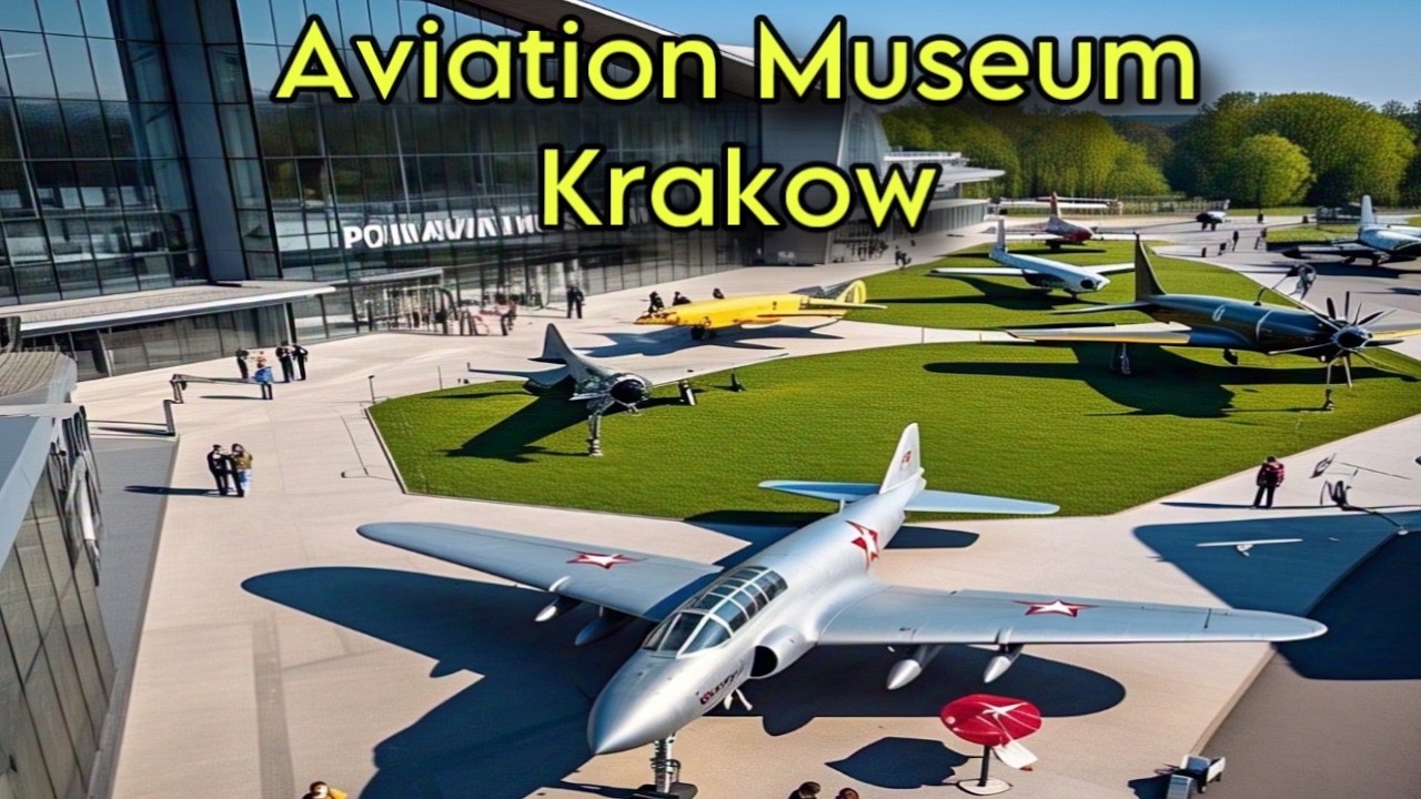 Amazing Polish Aviation Museum Tour In Krakow Poland 4K HDR