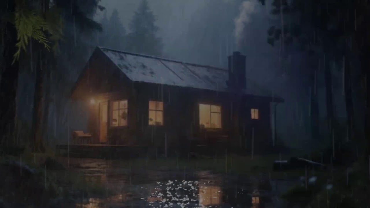 🌧️ Rainstorm & Thunder Sounds for Deep Sleep | Anxiety & Stress Relief