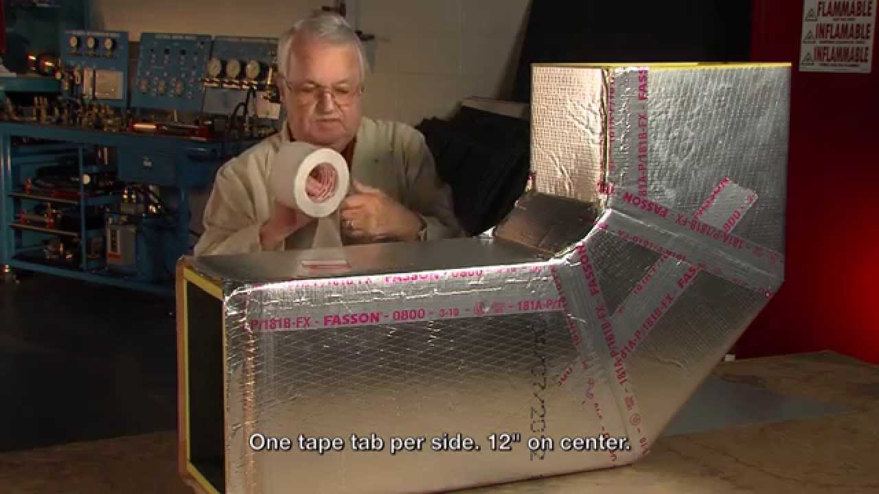 Fiber Glass Duct: 3-Piece 90° Elbow  (11/22)