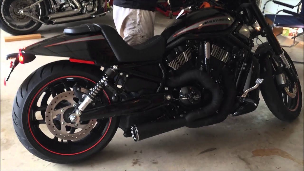 2012 VROD VRSCDX Night Rod with Danmoto Highwayman exhaust