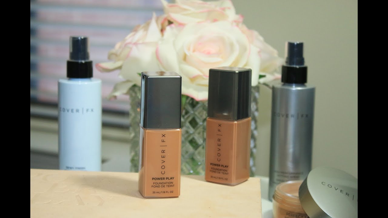 Cover FX Power Play Foundation | 12 Hour Wear Test, Review and Swatches