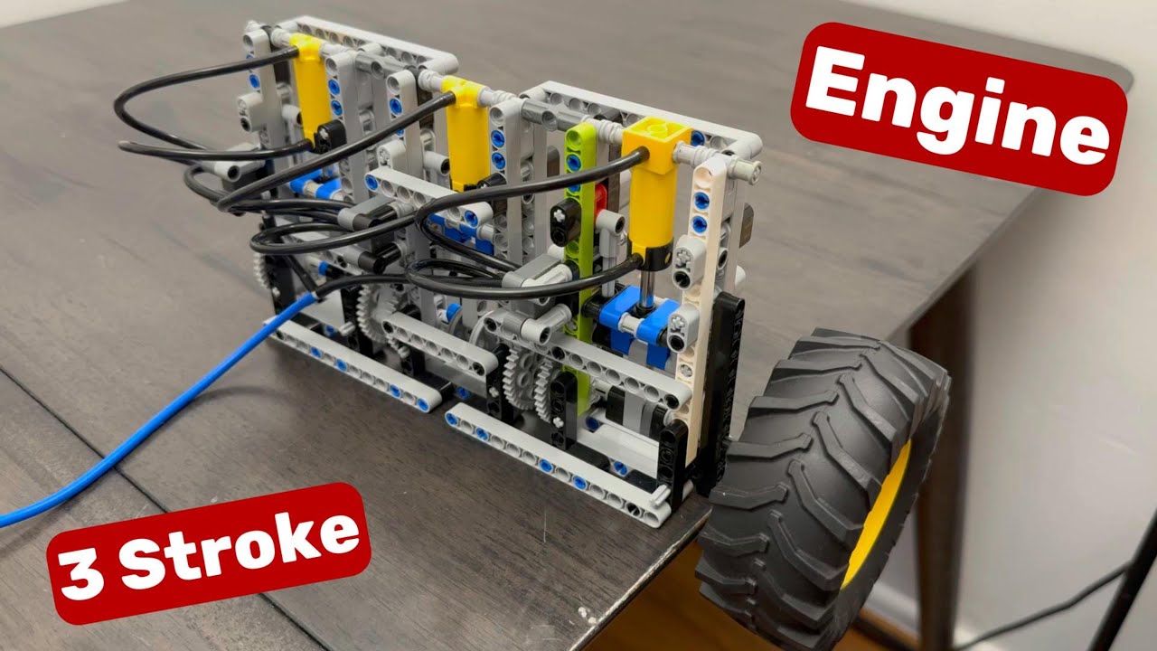 Lego Pneumatic 3 Stroke Engine