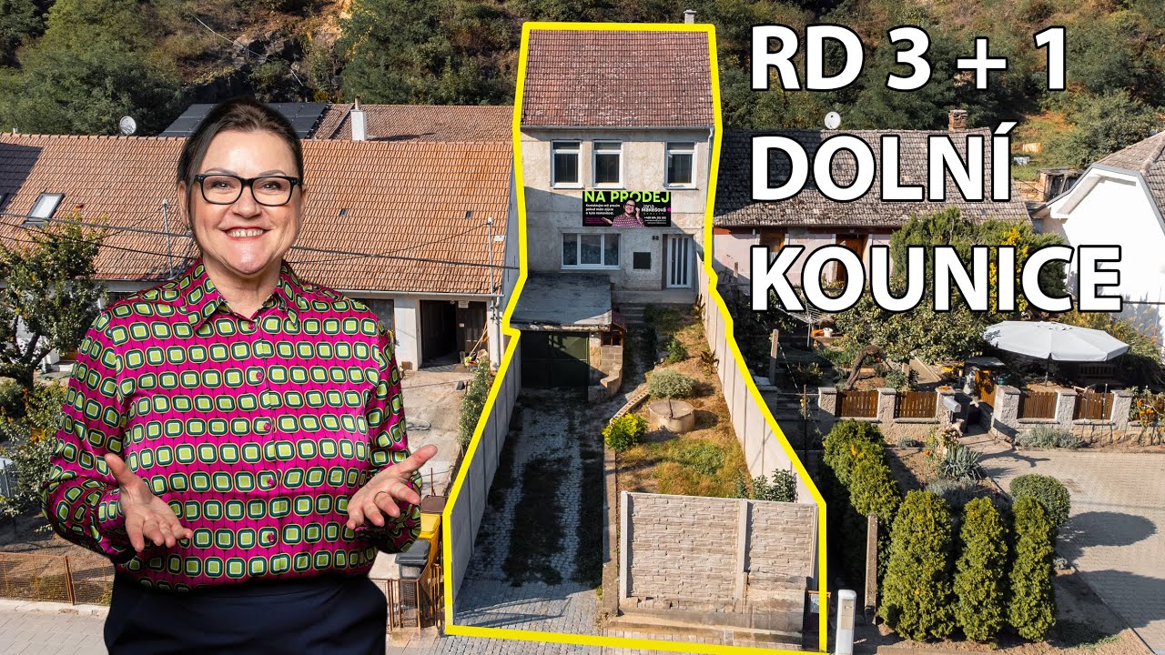 -PRODÁNO- Prodej RD 3+1 s šatnou, předzahrádkou, terasou a garáží, Dolní Kounice, ul. Ivančická