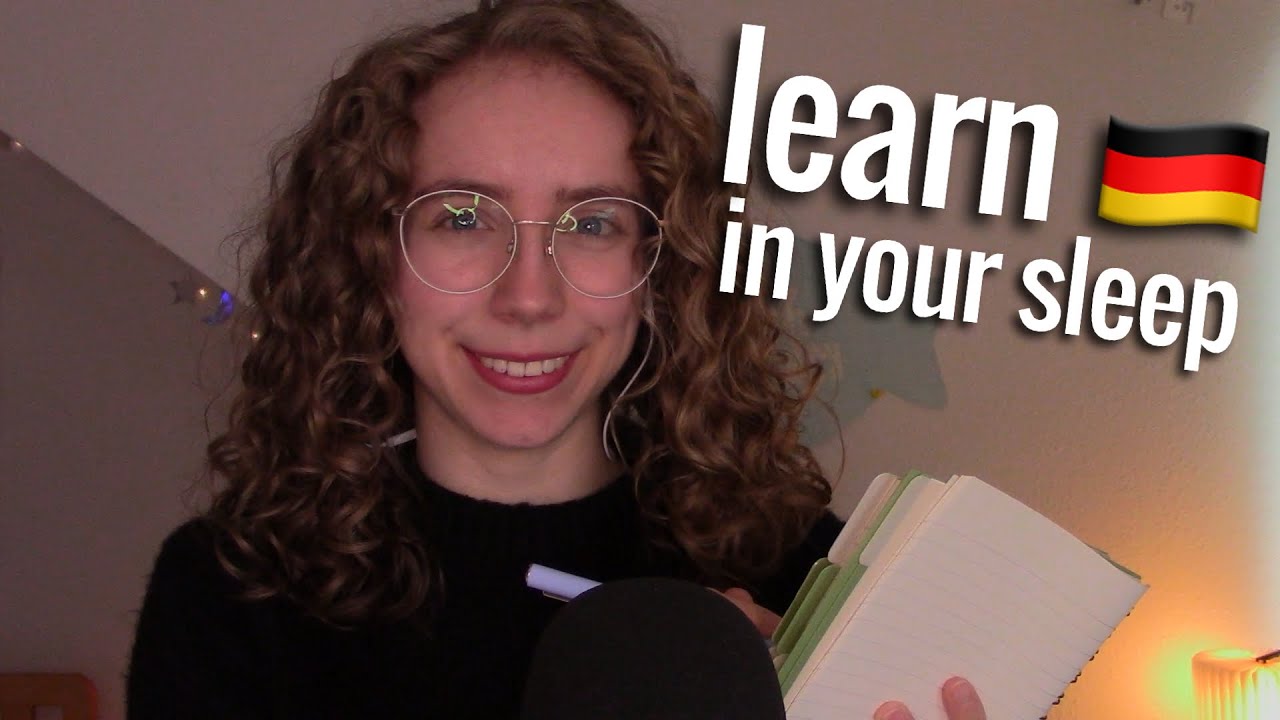 [ASMR] Teaching YOU simple German 🇩🇪📝 Count-down, writing, speaking German (obviously)