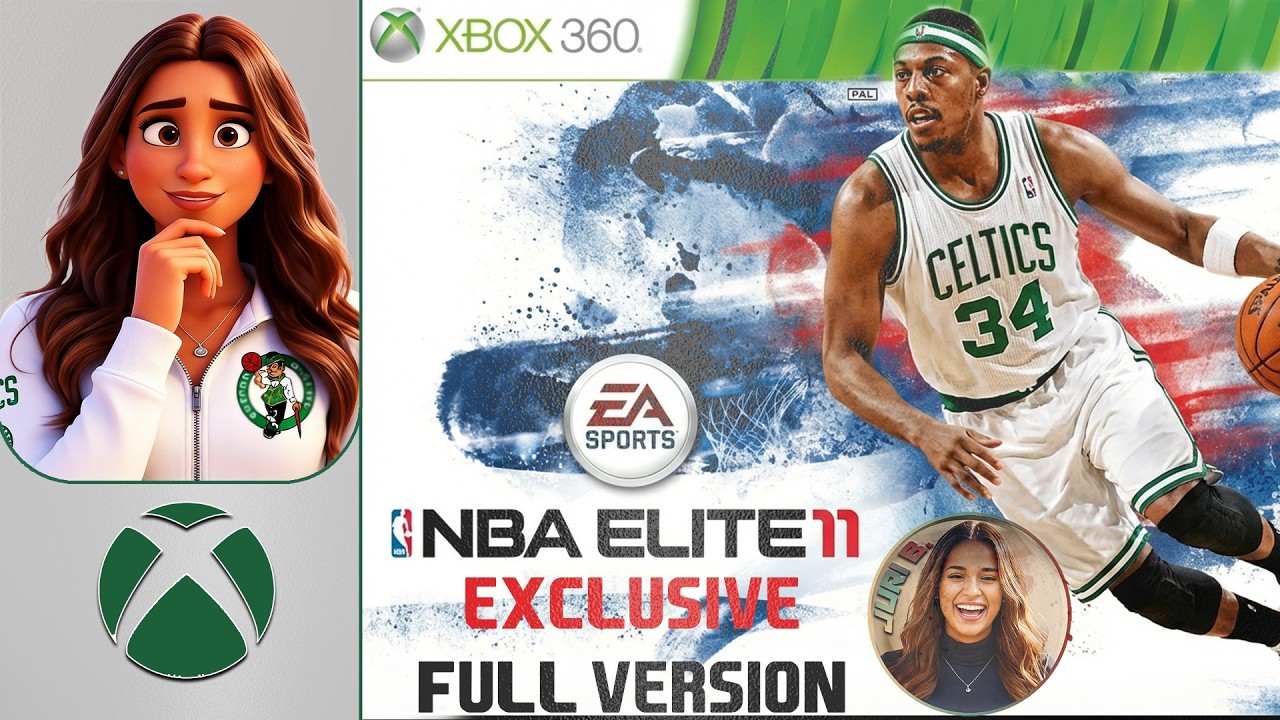 NBA Elite 11 - Xbox 360 - Heat против Celtics - Леброн против Пирса - Курица барбекю Эрни