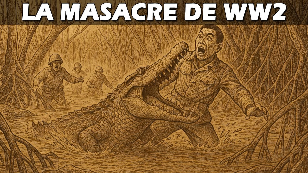 400 Hombres DEVORADOS La Masacre de Ramree, el PANTANO del Terror Reptil