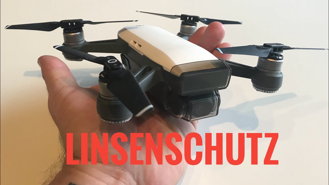 DJI Spark Linsenschutz / Gimbalschutz / Objektivschutz / Unboxing
