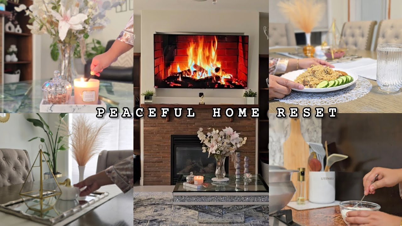 Fall in Canada | Resetting & Decorating the House | Cozy, Quiet Moments at Home | muktas silent vlog