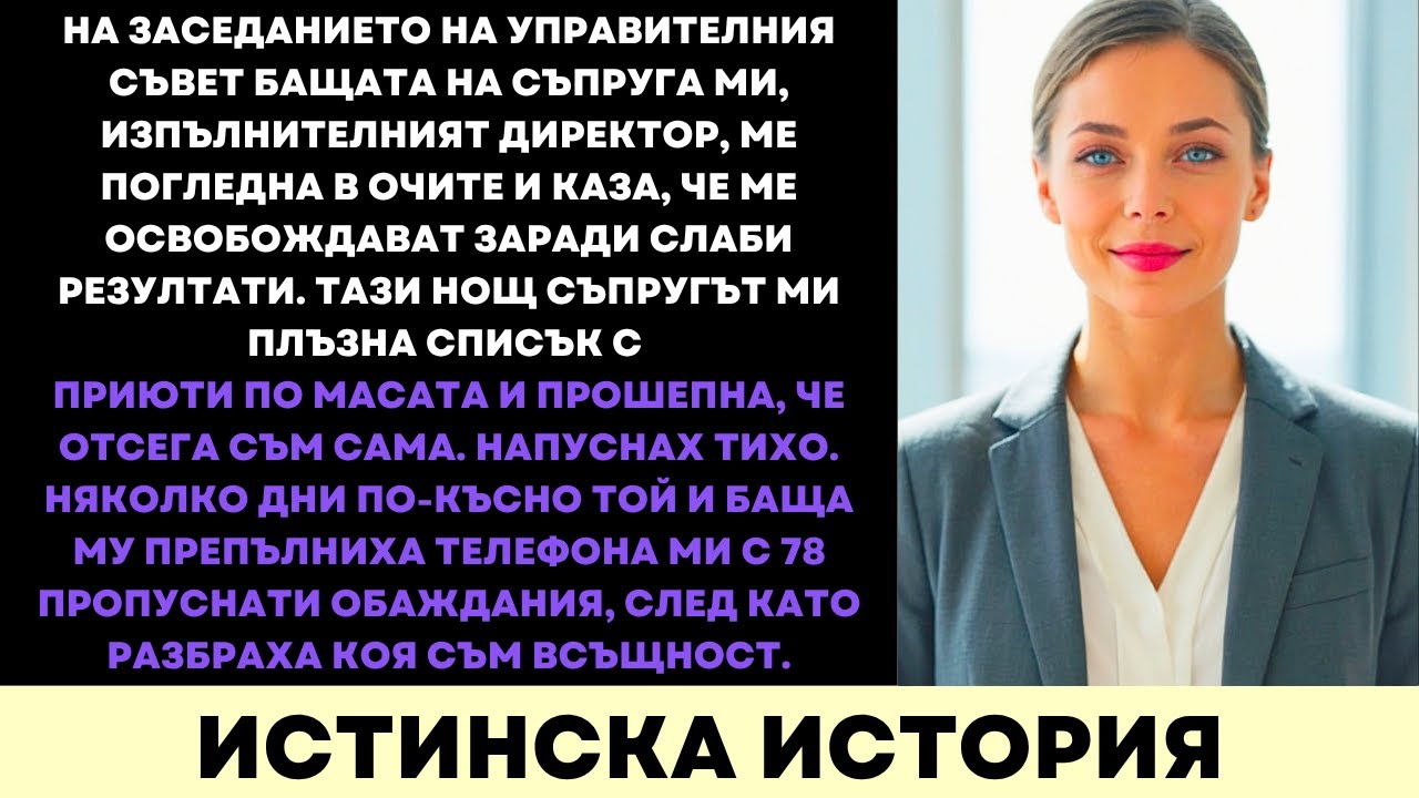 Моят Тъст, CEO, Каза „Уволнена Си“. Месеци По-Късно Изградих Луксозна Tech Империя
