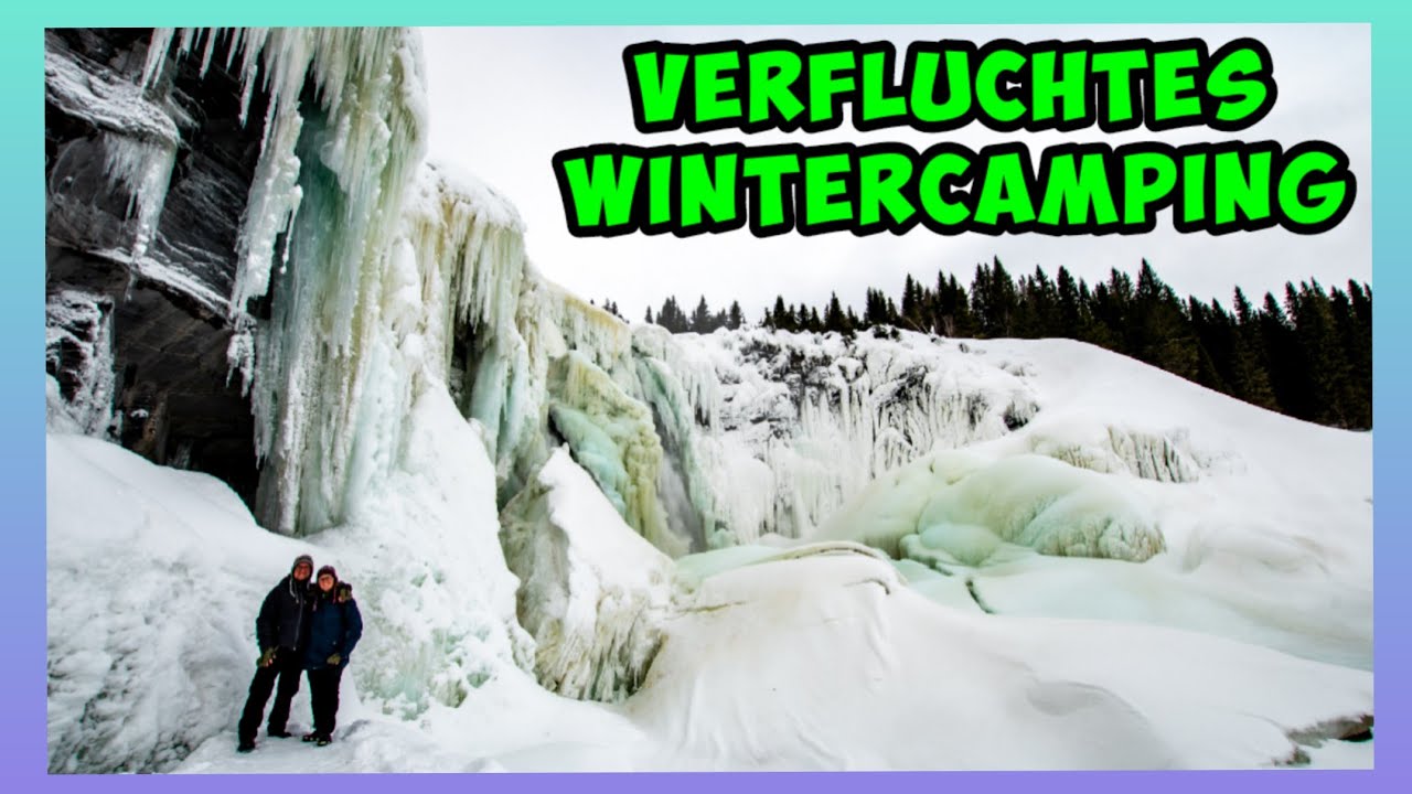 Verfluchtes Wintercamping| Grösster Wasserfall Schwedens | Winter-Minicamper-Tour | Schweden | E14