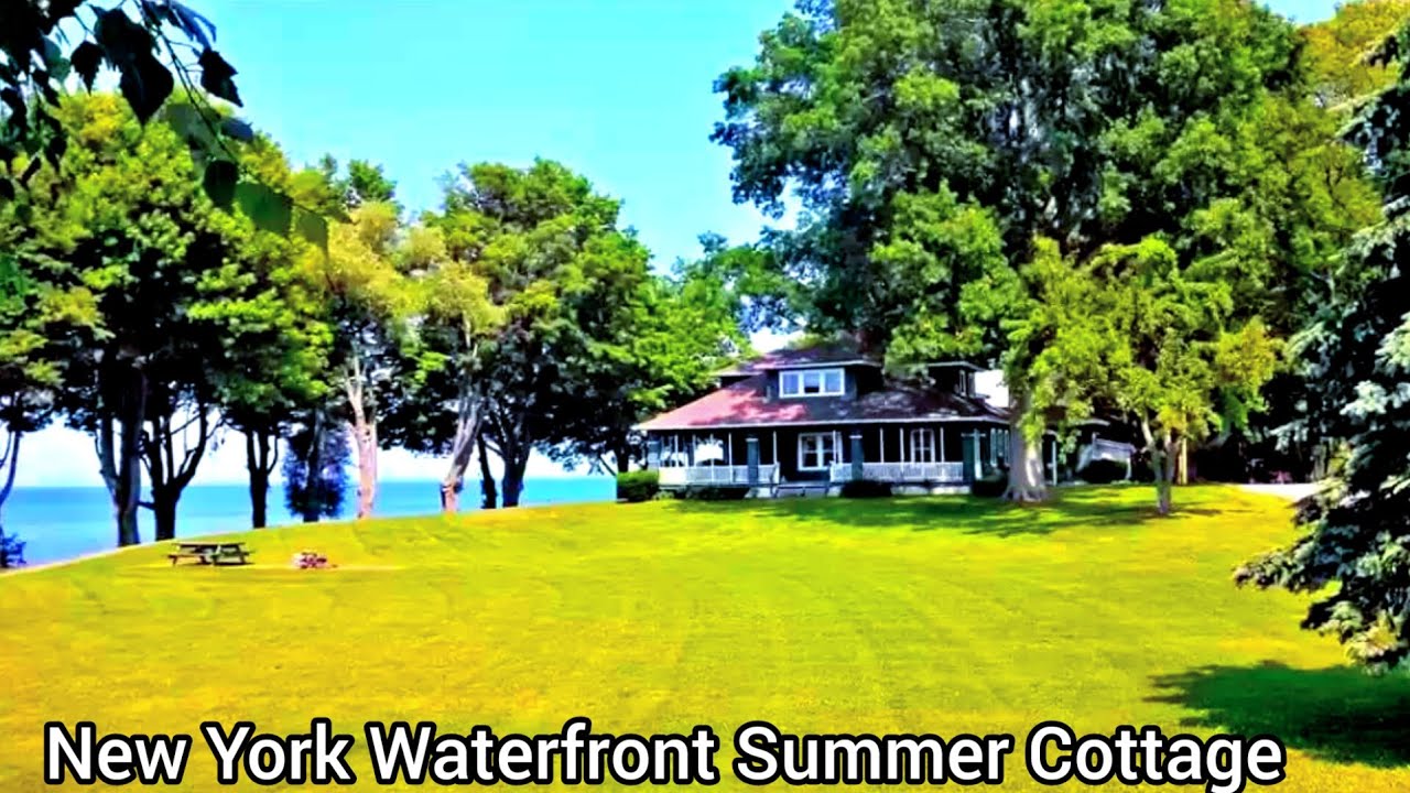 New York Lakefront Cottage Tour |  Waterfront Homes In New York | Made Of Lake Rocks | SOLD