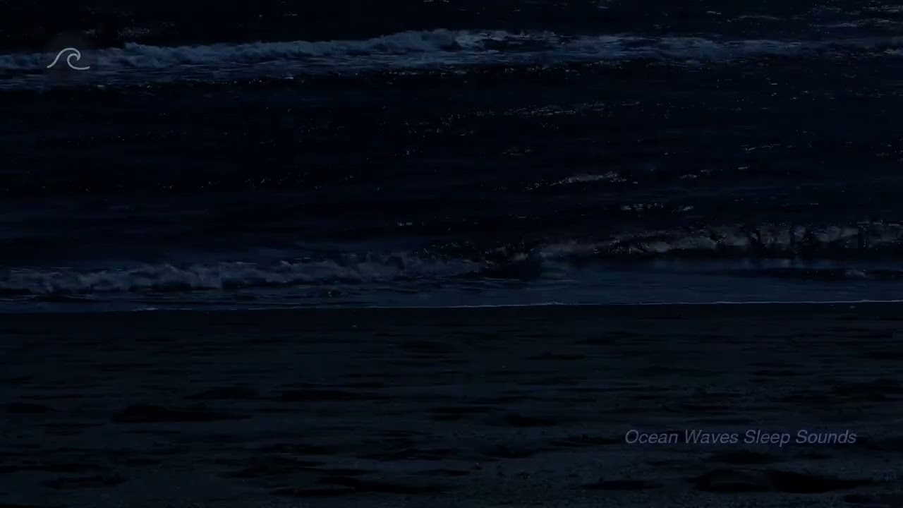 Deep Sleep with Ocean Waves 🌙 | 10 Hours Relaxing Night Sounds