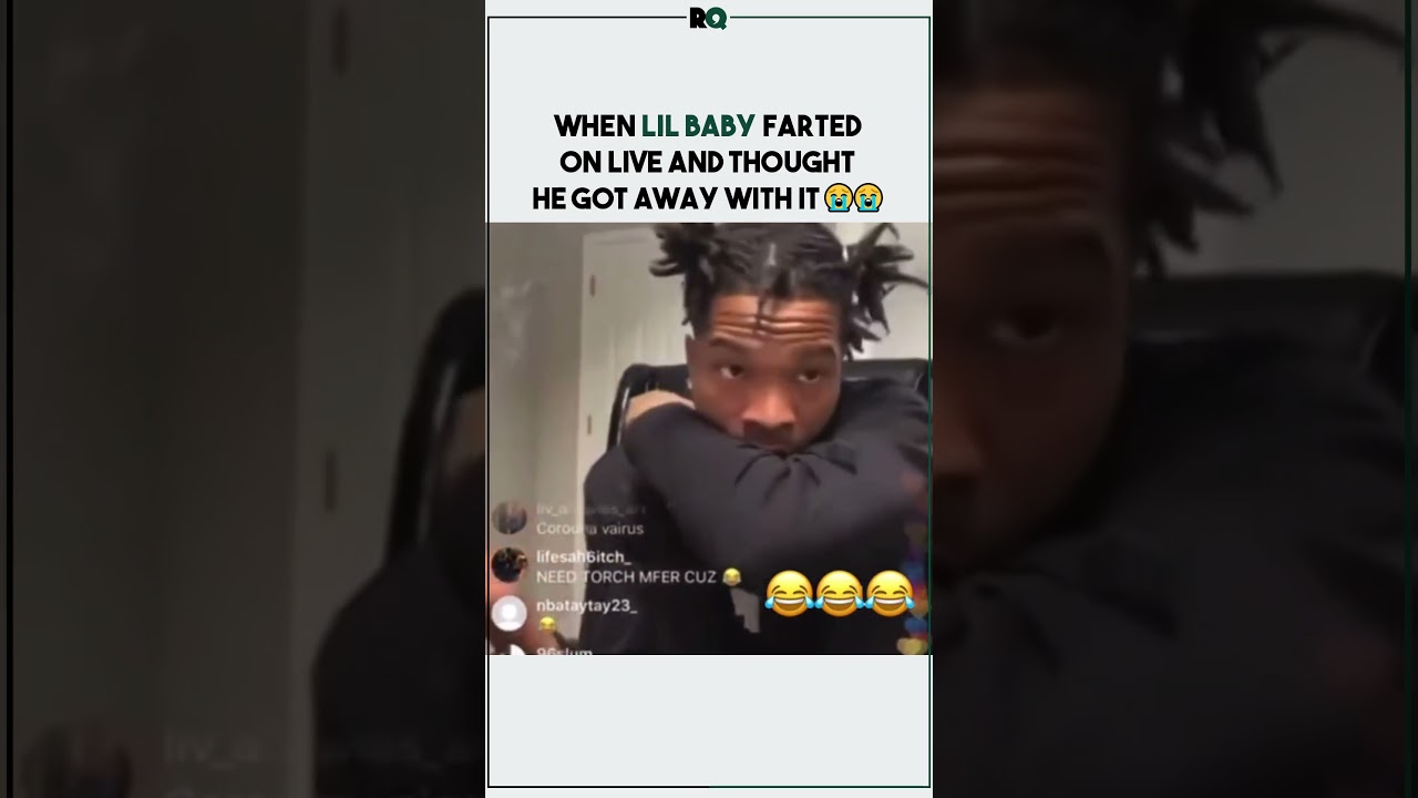 When Lil Baby farted on live and thought he got away with it 😭😭
