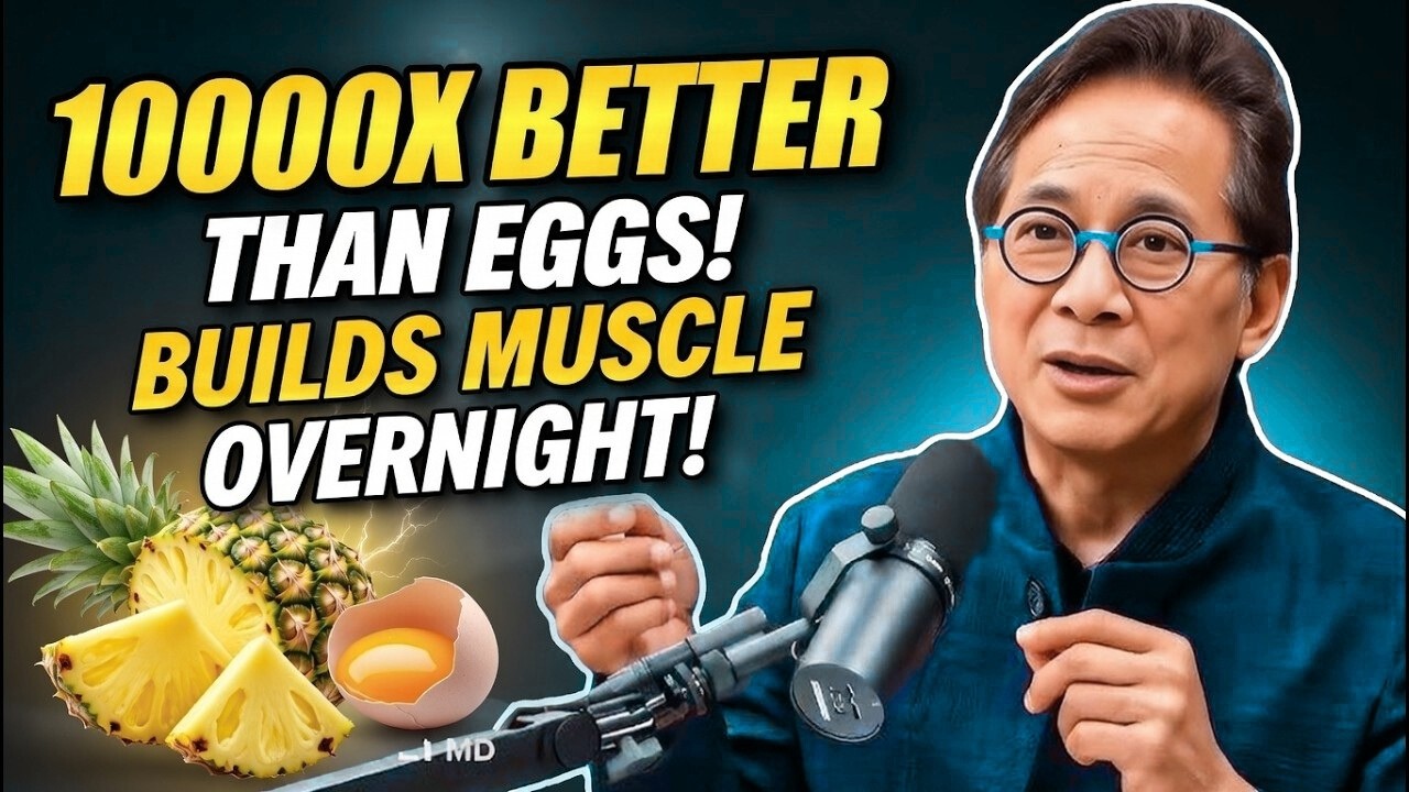 Build Muscle After 75  THIS FRUIT PROTEIN 100,000x Better Than Eggs   Senior Health...Dr  William Li