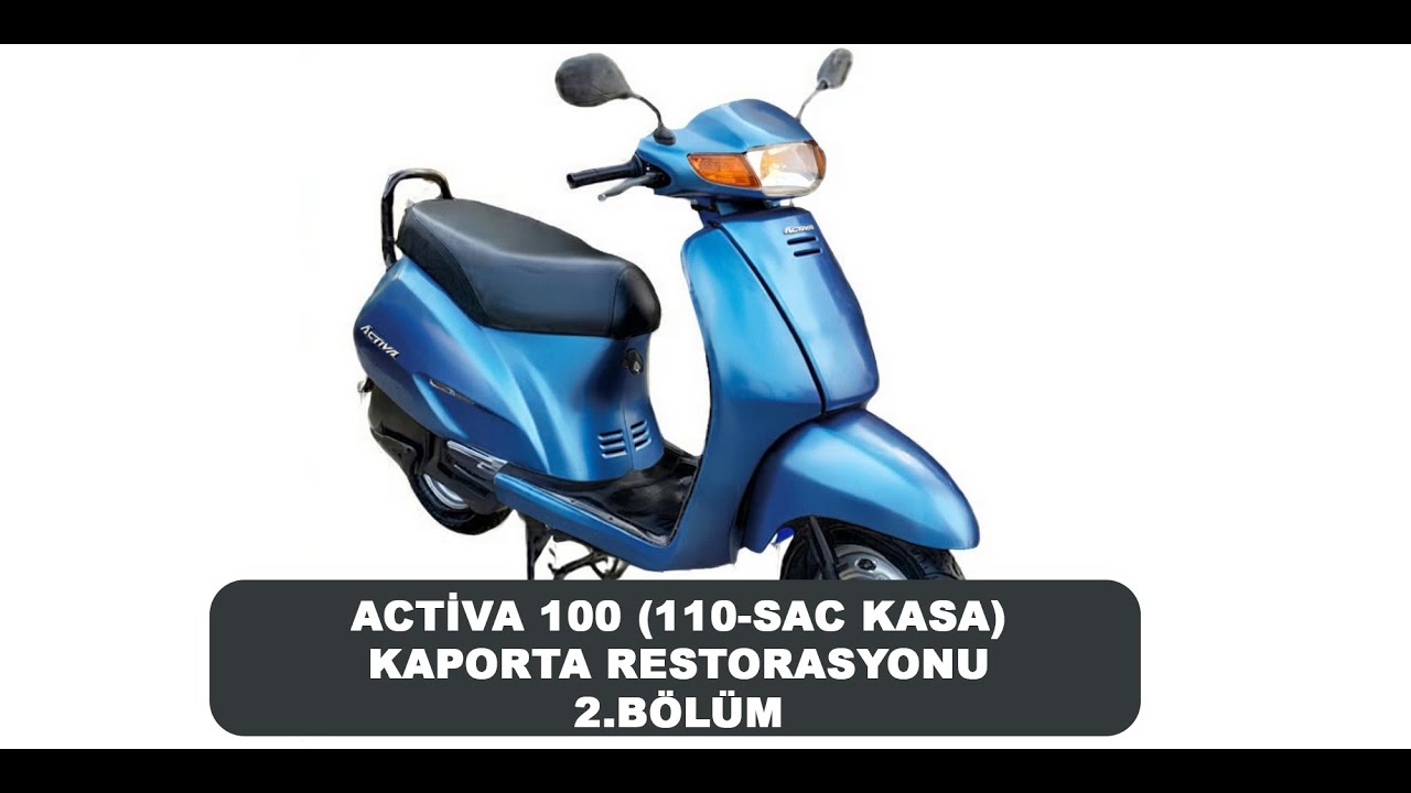 Honda Activa 100 (110-Saç Kasa) Kaporta Restorasyonu 2. Bölüm #restoration #honda #activa
