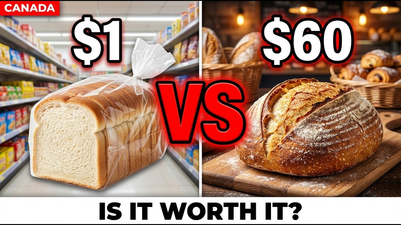 I bought the cheapest and most expensive bread in Canada