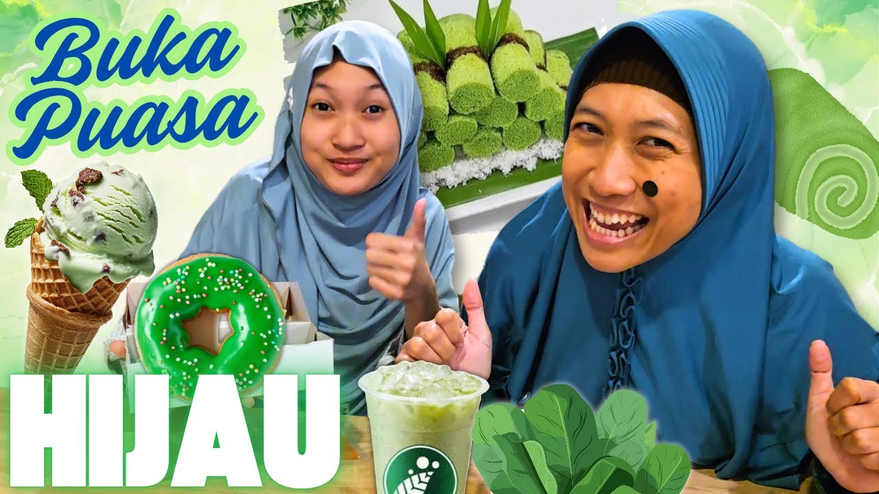 Buka Puasa Di Mall AQILLA Makan Warna Hijau 🤣 Aqilla's Diary