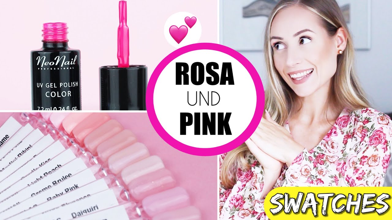 UV-Nagellack SWATCHES - Farben (rosa & pink) | Nails »Lalalunia«