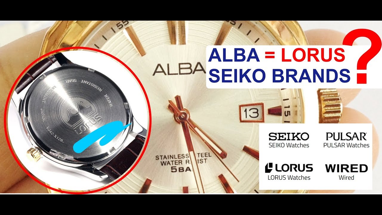 ALBA is Lorus - The Brands of SEIKO (Indonesia)